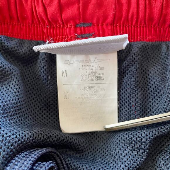 Speedo Men’s Swim Shorts Trunks Elastic Waist Dark Blue Size Medium - Picture 6 of 11